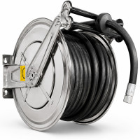ME-070-2602-540 Air & Water Hose Reel Stainless Steel with 40m of 19mm I.D. hose ME-070-2602-540 Air & Water Hose Reel Stainless Steel with 40m of 19mm I.D. hose