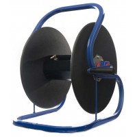 Lightweight portable hose reel caddy for 60m of 12mm of water hose