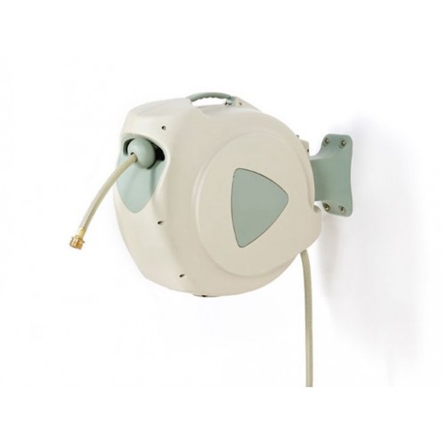 Garden hose reel with 30m (100ft) of 1/2" I.D. garden hose