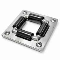 4RB-SS - Stainless Steel 4 Way Roller Bracket