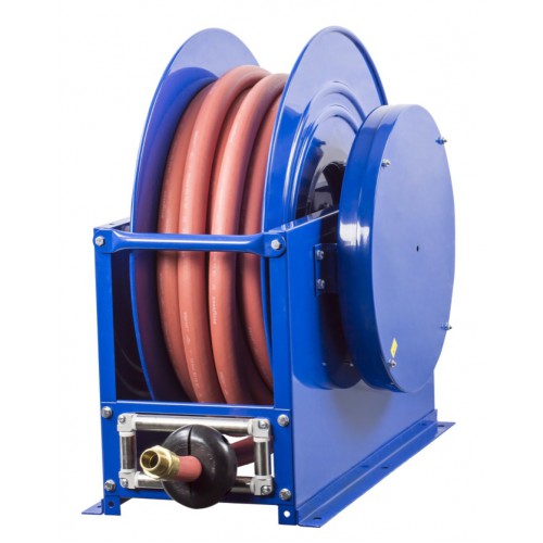 SLP-5100-BGX Spring rewind hose reel with 31m of 19mm Air or Water hose
