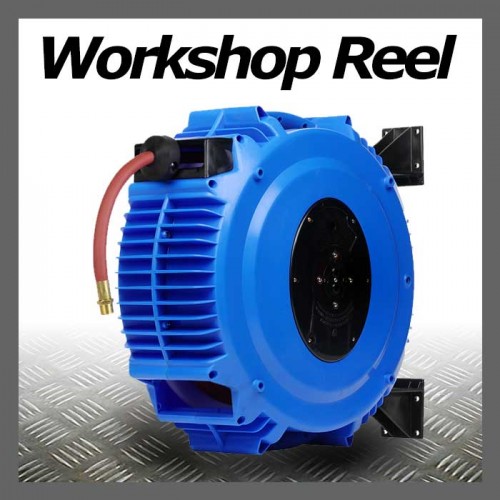 ReCoila spring rewind workshop hose reel - Air & Water