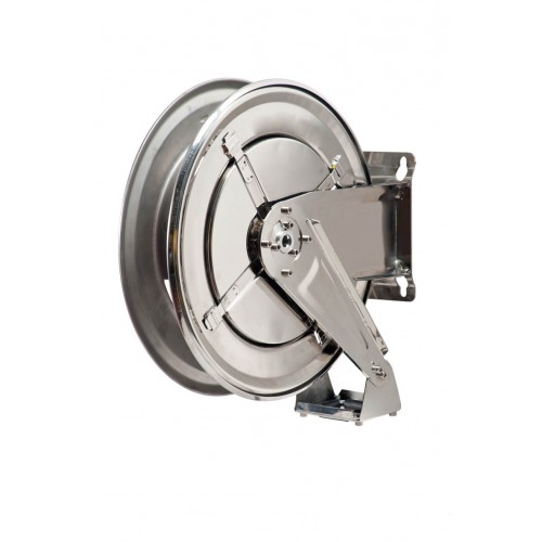 ME-070-2201-400 Stainless steel hose reel for air & water For 12mm I.D. hose | Sold without hose