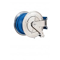 ME-070-2602-540 Air & Water Hose Reel Stainless Steel with 40m of 19mm I.D. hose