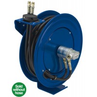 MPD-N-430-BGX Spring rewind hose reel with 9m of 12mm Hydraulic Oil hose