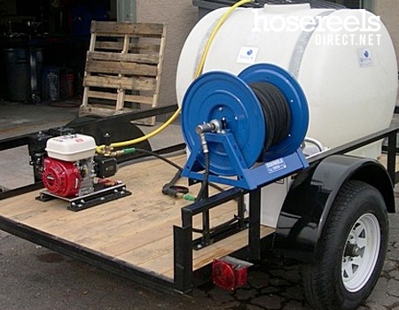 1125 Series (1125-4-200) Coxreel trailer for portable power washing