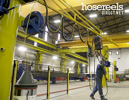 Welding reels installed in Severfield structural steel specialists