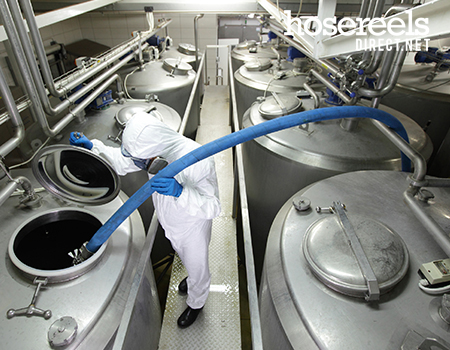Bulk fluid being delivered in a chemical plant